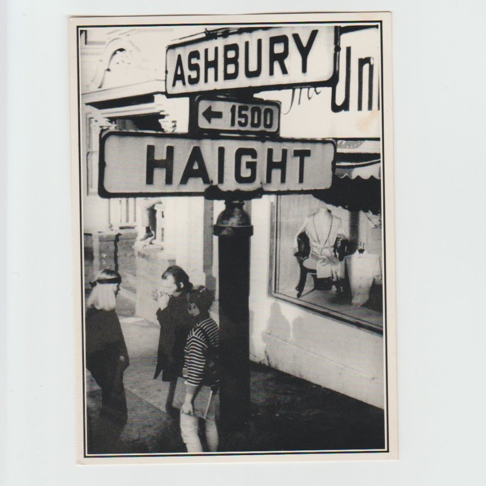 Vintage "Haight–Ashbury" Postcard--unused-- - Picture 1 of 2